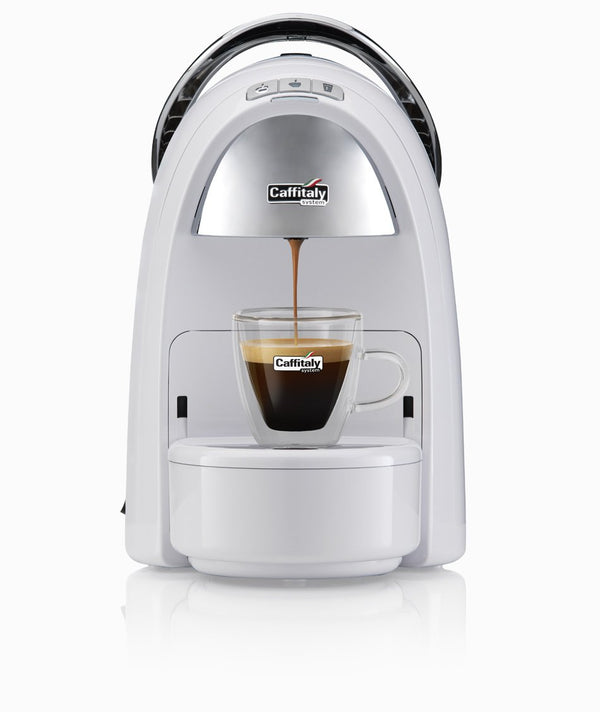 FREE sample box of 12 capsules with Caffitaly S18 Capsule Espresso Machine (Silver)