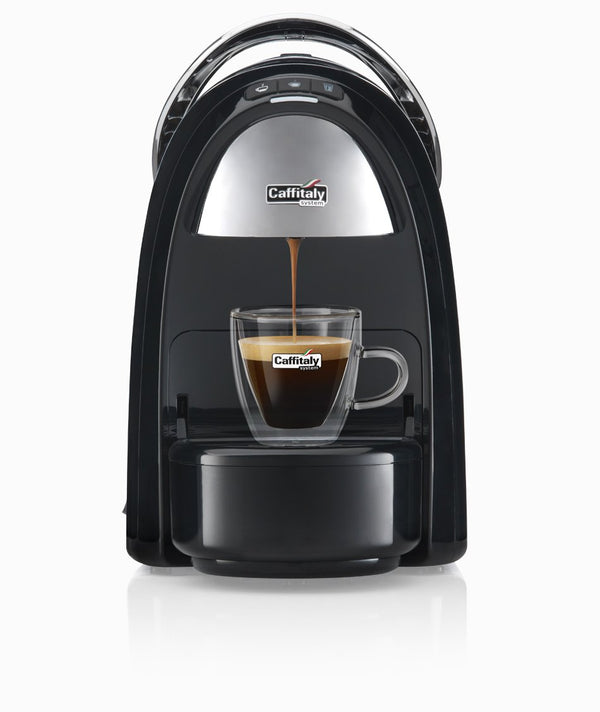 FREE sample box of 12 capsules with Caffitaly S18 Capsule Espresso Machine (Black)