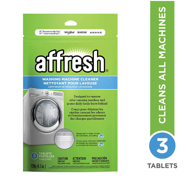 Whirlpool Affresh Washer Cleaner, 3-Tablets