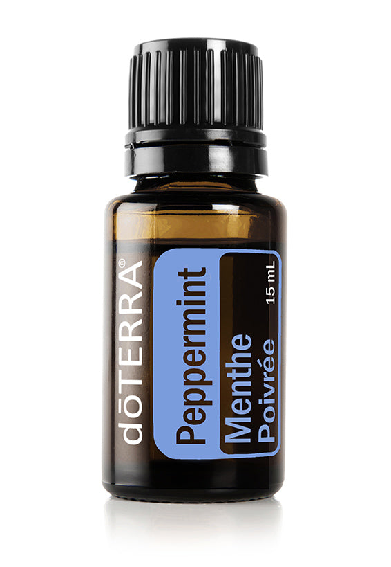 doTERRA Peppermint Essential Oil - Promotes Clear Breathing, Healthy Respiratory Function, and Digestive Health; For Diffusion, Internal, or Topical Use - 15 ml
